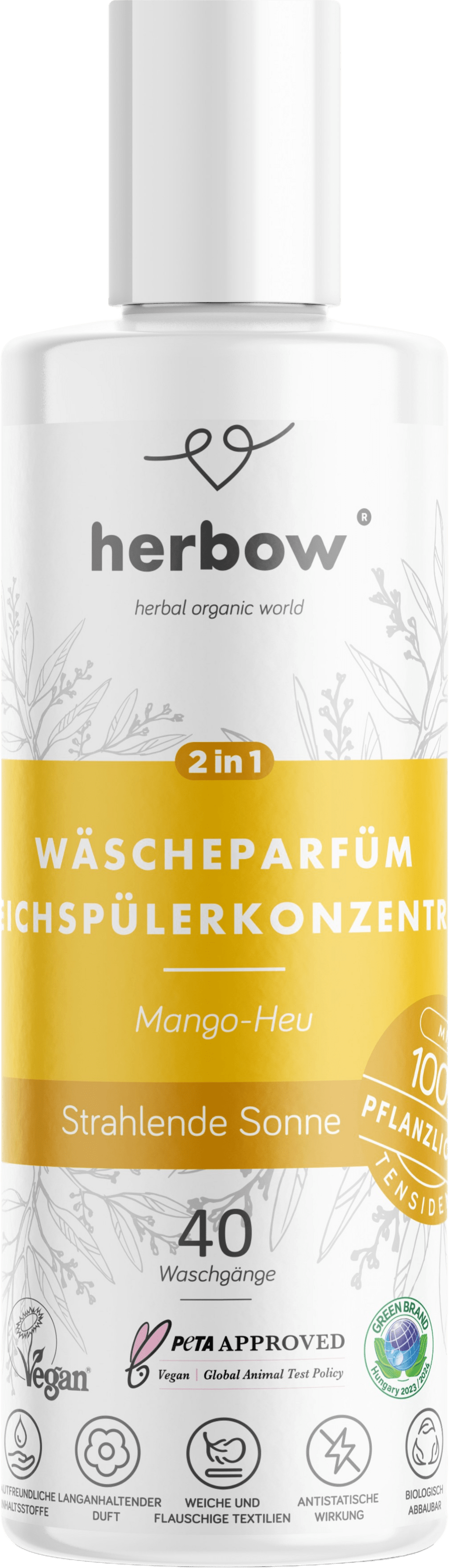 Wäscheparfum & Weichspülerkonzentrat 2 in 1 Strahlende Sonne - hiushaltsreinigung.com