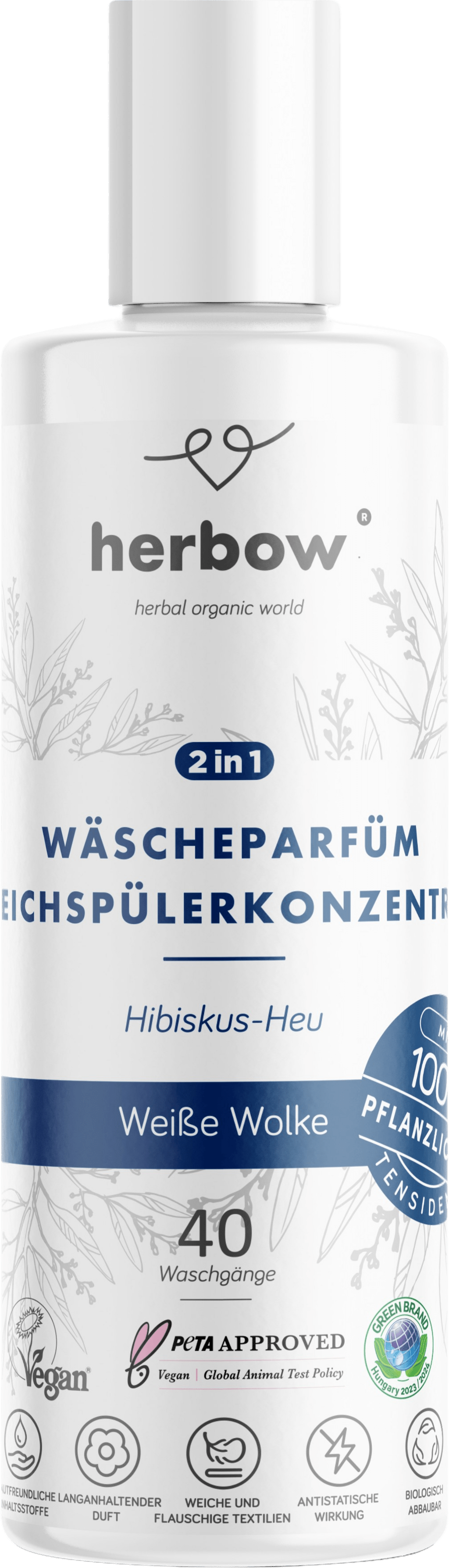 Wäscheparfum & Weichspülerkonzentrat 2 in 1 Weisse Wolke - hiushaltsreinigung.com