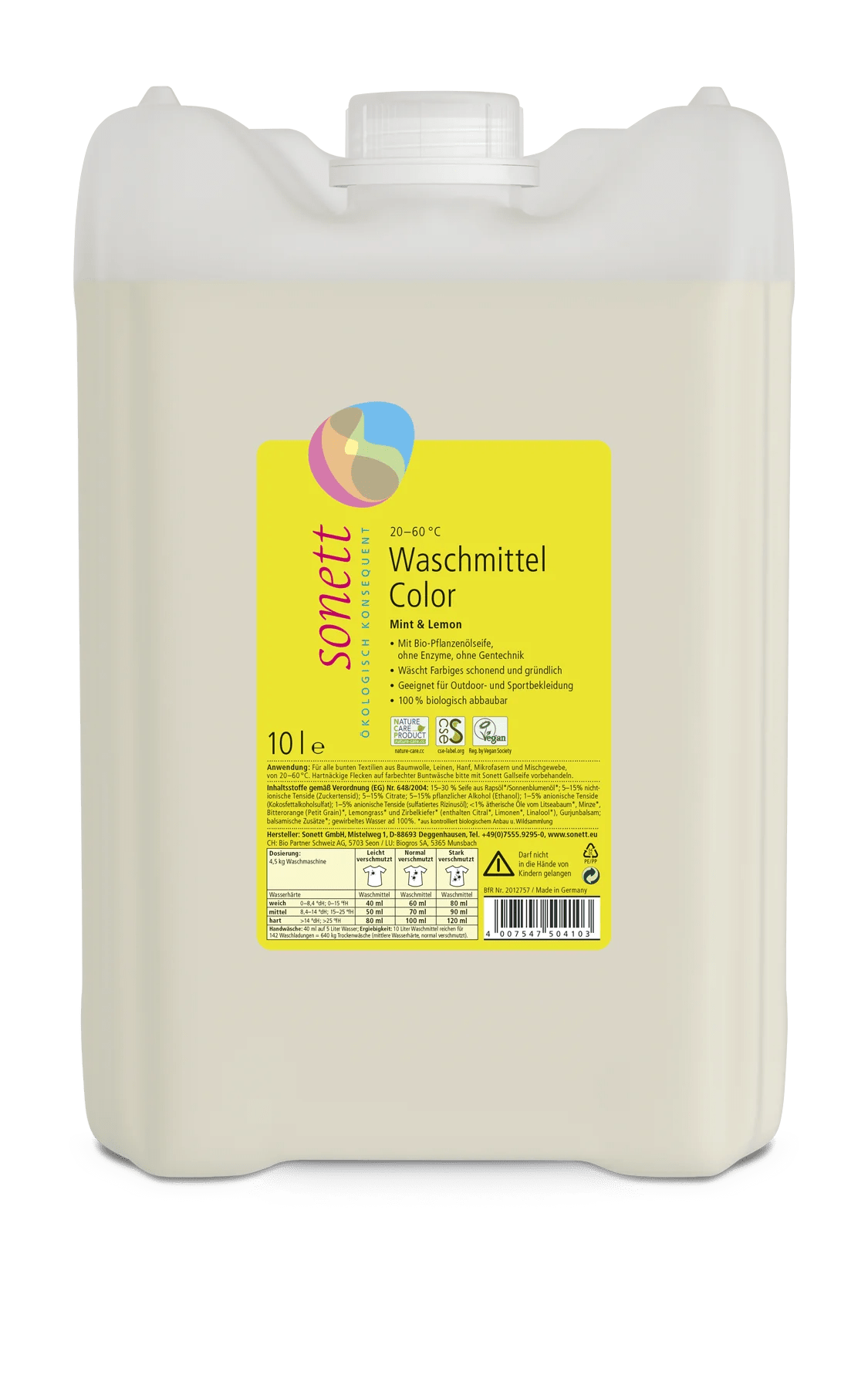 Waschmittel Color Mint & Lemon - hiushaltsreinigung.com