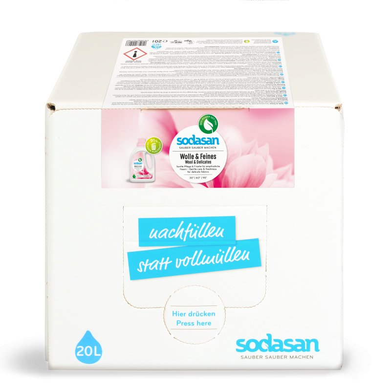 Woll & Feinwaschmittel von Sodasan - hiushaltsreinigung.com