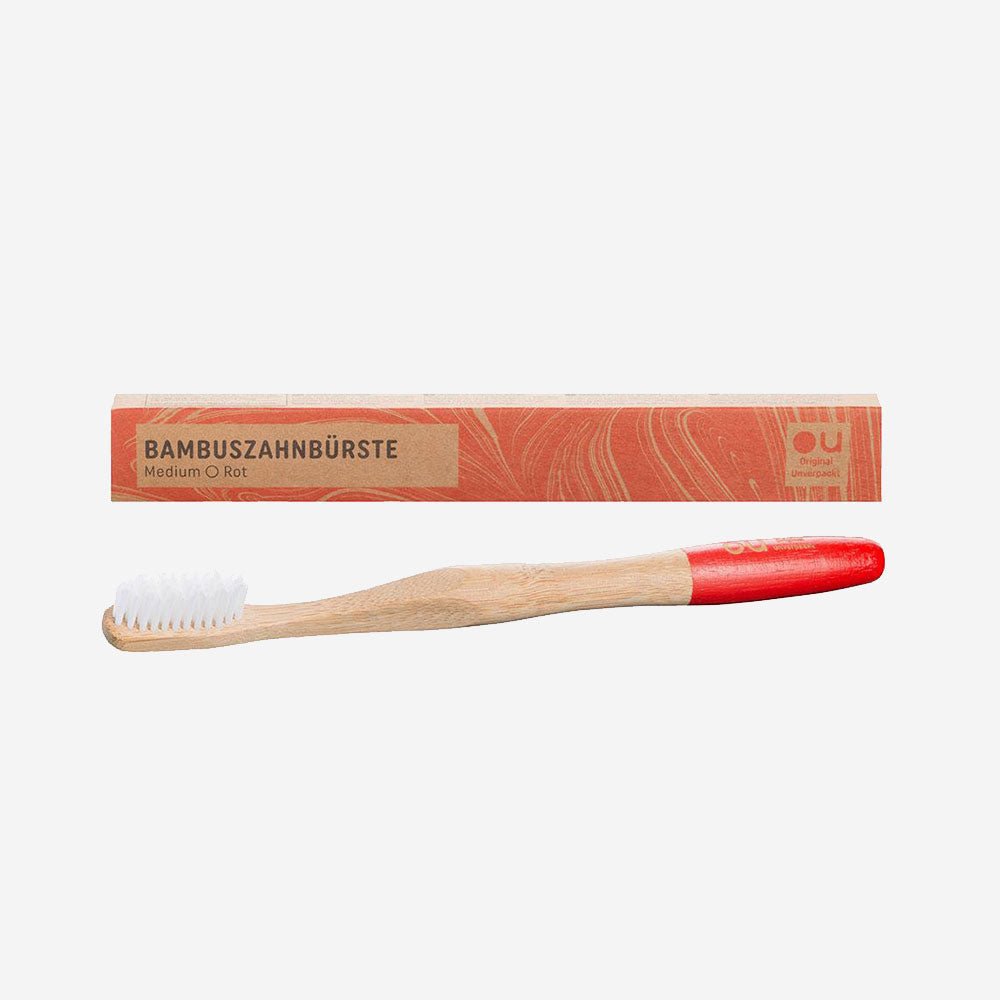 Zahnbürste aus Bambus medium - hiushaltsreinigung.com